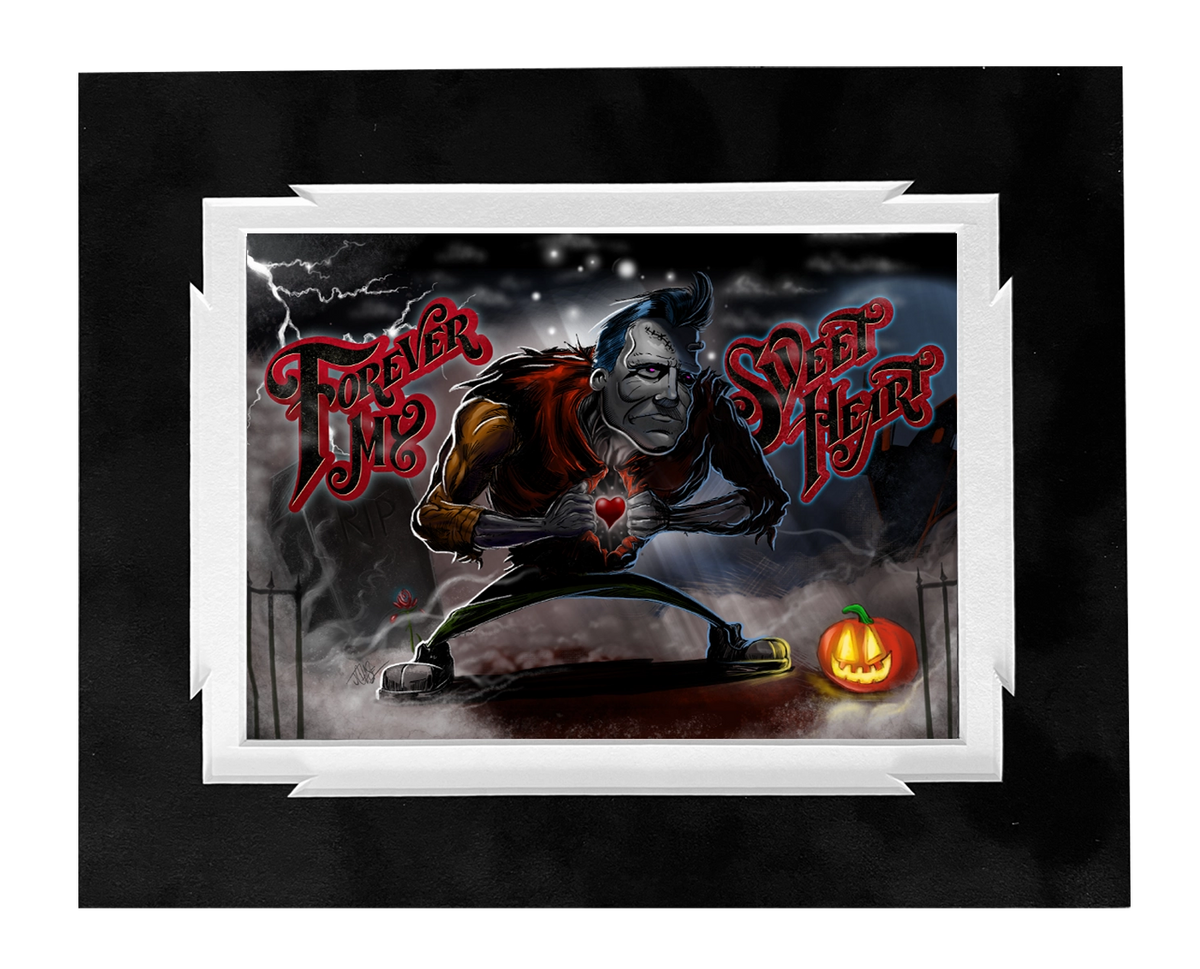 Heartbreaker Deluxe Mini Print - 11x14 Contemporary Art by Jon