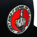 DSTROYR My Approval black snap back hat