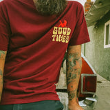 Good Times T-SHIRT Burgundy DSTROYR Automotive Apparel