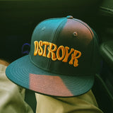 Midnight Gold Snapback Hat DSTROYR Automotive Headwear