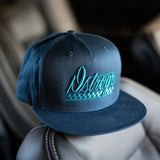 Ink Blue Snapback Hat DSTROYR Automotive Headwear