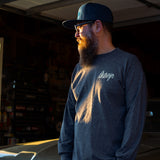 No Destination Charcoal Long Sleeve DSTROYR Automotive Apparel