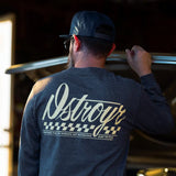 No Destination Charcoal Long Sleeve DSTROYR Automotive Apparel