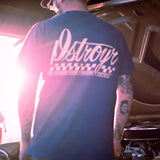 No Destination T-SHIRT Vintage Navy DSTROYR Automotive Apparel
