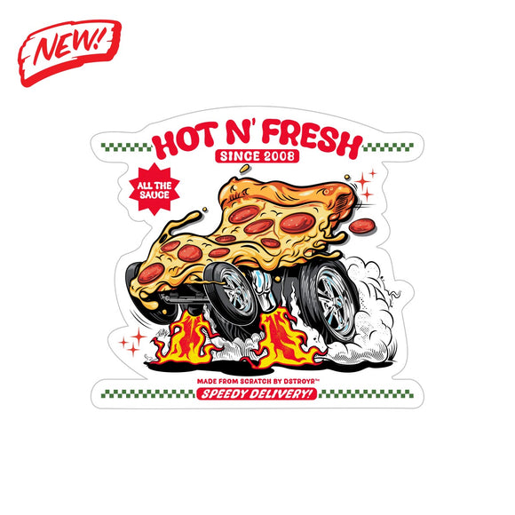 Pizza Gasser Sticker