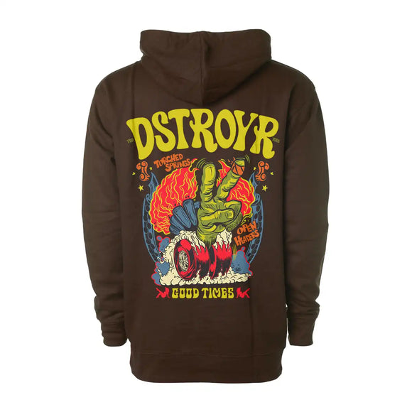 Good Times Hoodie DSTROYR Premium Automotive Apparel
