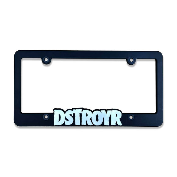 DSTROYR License Plate Frame