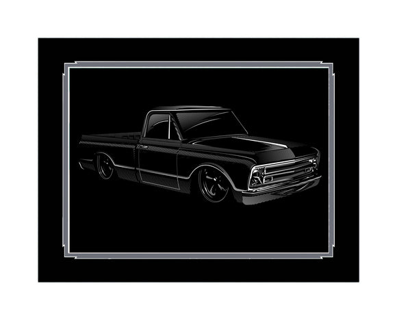 Chevy C10 67-72 fine art print